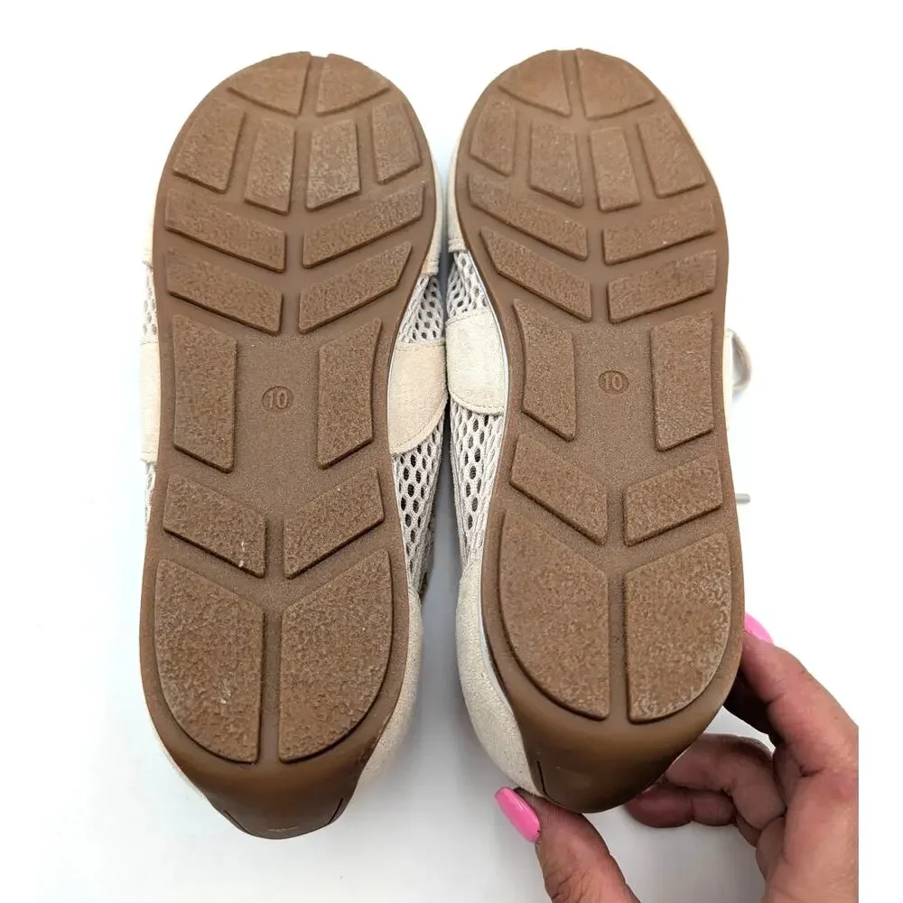 Journee Collection Chasse Lace-Up Sneaker Shoes Women's Beige Size US10M EU40
